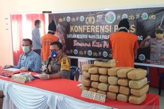Polresta Deli Serdang gagalkan peredaran 26 kilo ganja asal Aceh