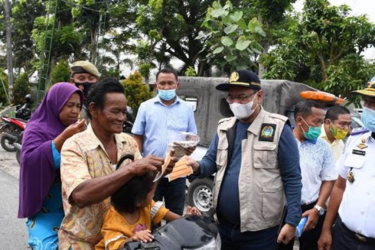 BPBD Sumut bantu 150 ribu masker untuk Kabupaten Serdang Bedagai