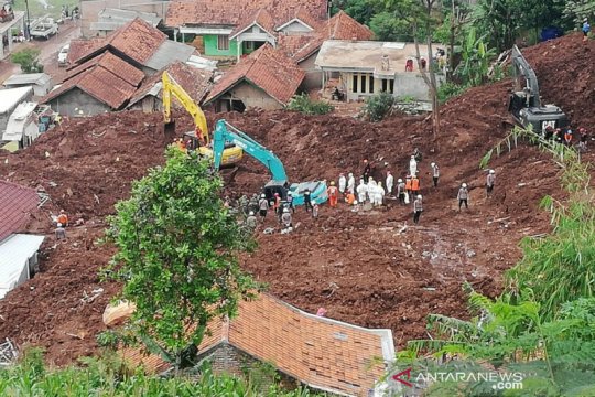 Longsor di Sumedang, polisi dalami kesalahan pembangunan drainase