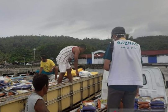Baznas salurkan paket Lebaran mustahik di perbatasan RI-Filipina