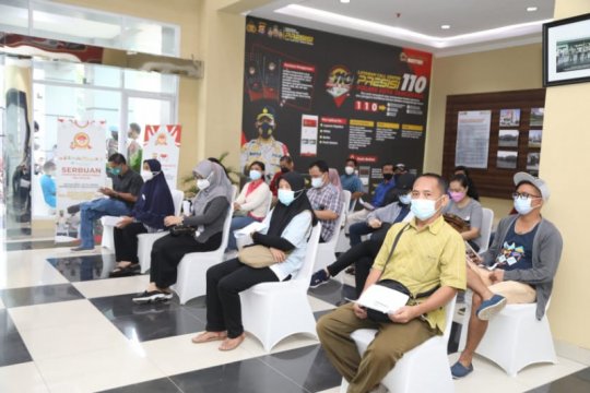 Polresta Tangerang gelar vaksinasi COVID-19 sebanyak 2.000 dosis