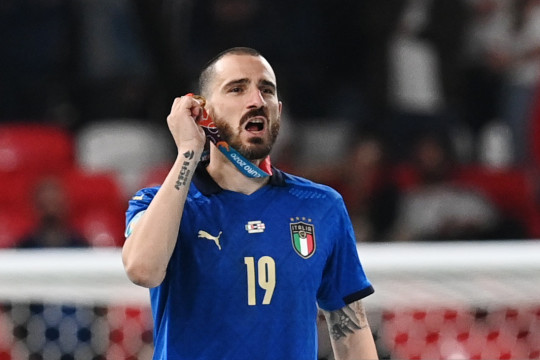 Italia juara Euro 2020, Leonardo Bonucci ejek suporter Inggris