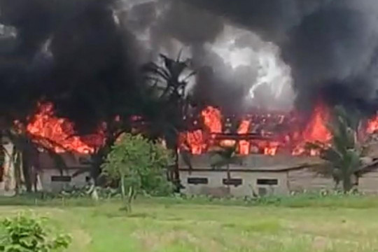 Hoaks! Foto kebakaran pesantren yang tewaskan 100 santri