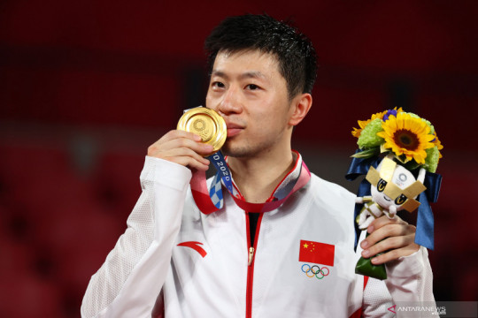 Olimpiade Tokyo: Ma Long raih medali emas tenis meja tunggal putra
