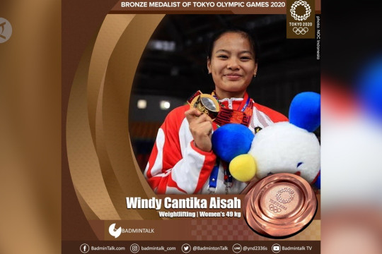 Indonesia raih medali pertama Olimpiade Tokyo