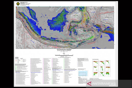 Badan Geologi meluncurkan Peta Patahan Aktif Indonesia