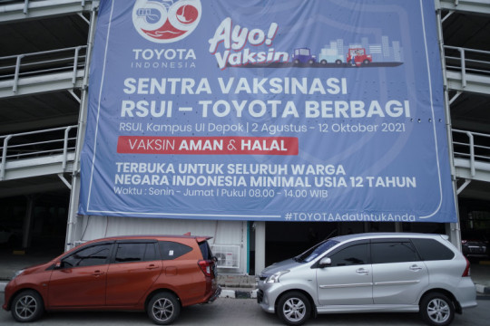 Toyota Indonesia gandeng RSUI gelar vaksin gratis untuk 50.000 dosis