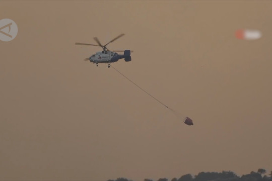 Dua pesawat damkar Spanyol bantu atasi kebakaran hutan di Turki