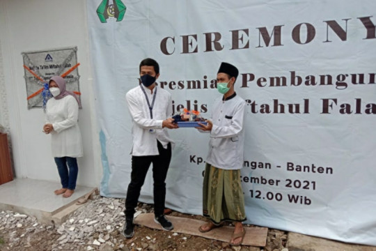 Tugure resmikan Mushola di Banten