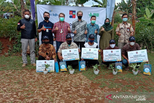 Pemkot Bogor, BJB, dan Minaqu bantu modal petani tanaman hias