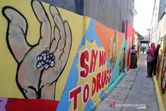 Mural Kampung Tangguh Bersih Narkoba