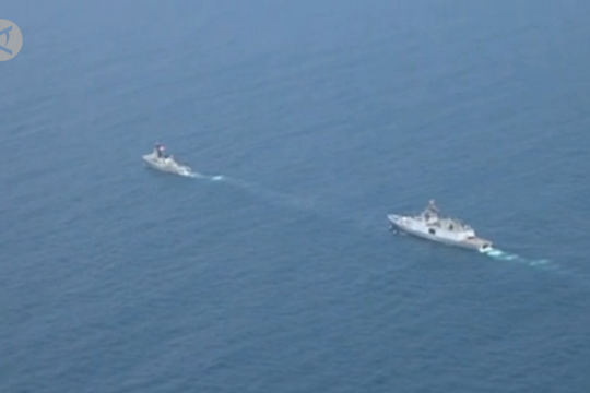 TNI AL & Indian Navy gelar latihan bersama di Samudra Hindia