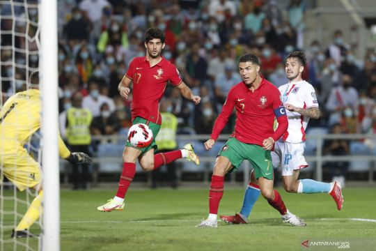 Kualifikasi Piala Dunia Zona Eropa:  Portugal kalahkan  Luksemburg 5-0, Ronaldo hat-trick