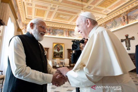 Pertama sejak 1999, Paus Fransiskus akan kunjungi India