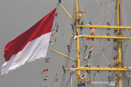 99 hari mengarungi laut nusantara, KRI Bima Suci tiba kembali di Surabaya