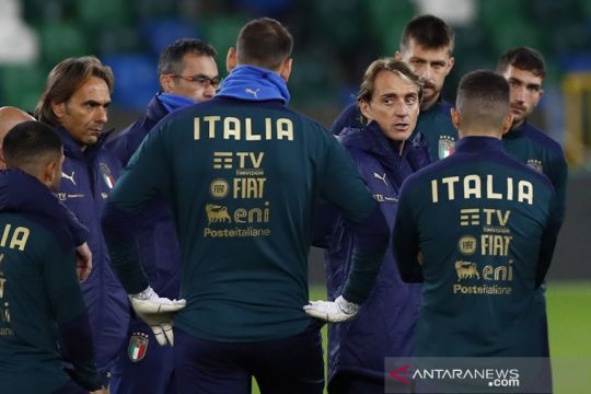 Mancini minta Italia kalahkan rasa cemas saat hadapi Irlandia Utra