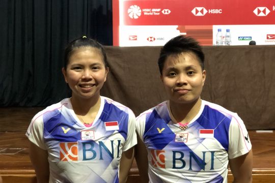 Harapan terakhir ganda putri Indonesia terhenti di perempat final