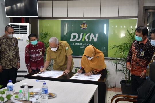 Pemerintah Aceh menerima dokumen hibah BMN eks BRR