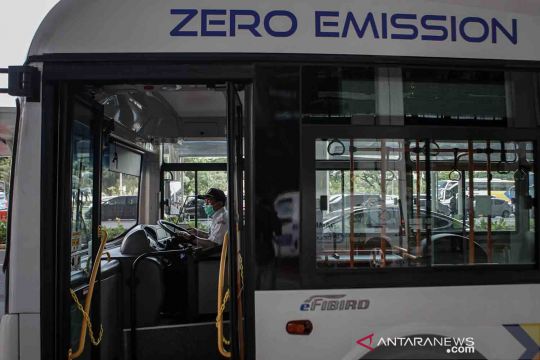 Damri luncurkan bus listrik rute Bandara Soekarno-Hatta