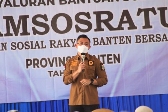 Pemprov Banten salurkan Jamsosratu bagi 50.000 RTS senilai Rp50 miliar