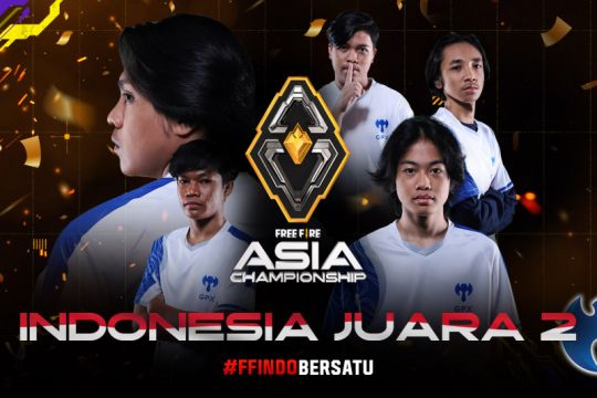 Tim Indonesia raih gelar runner up di Free Fire Asia Championship