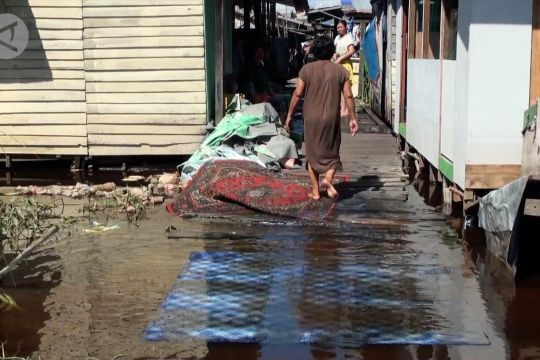 Banjir di Palangka Raya mulai surut