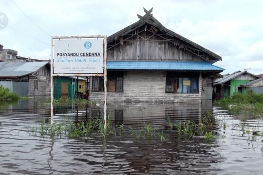 4 Kecamatan di Palangka Raya kembali terendam banjir