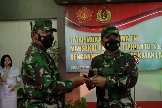 Panglima TNI Hadi Tjahjanto pamit, Kasal ucapkan terima kasih