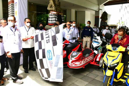 Bamsoet lepas reli motor listrik pertama di Indonesia