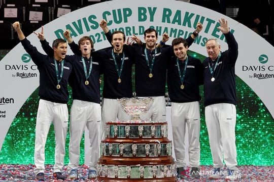 Rusia raih gelar juara Piala Davis untuk ketiga kalinya