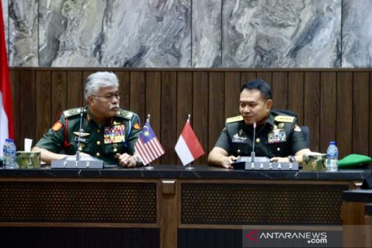 Kasad harapkan kerja sama Indonesia-Malaysia di perbatasan diperluas