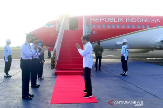 Presiden Jokowi lakukan kunjungan kerja ke Kalimantan Barat