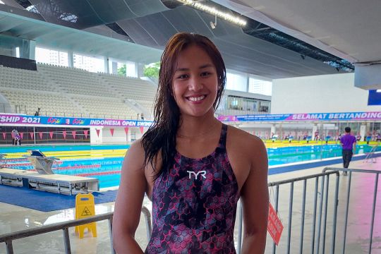 Perenang Patricia terdepan pada 100m gaya bebas putri Indonesia Open
