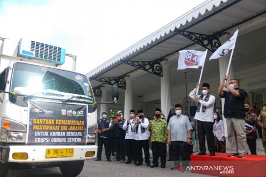 Pemprov DKI gandeng ACT kirimkan 10 truk bantuan korban Semeru