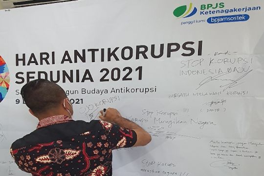 Pupuk Indonesia sosialisasi budaya antikorupsi peringati Hakordia 2021