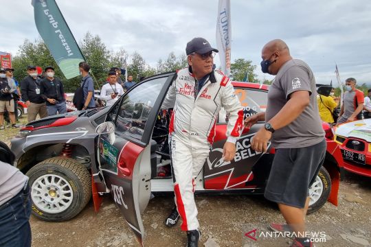 Ricardo Gelael mengaku nikmati debut kembali di Danau Toba Rally