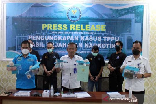 BNNP Jateng mengungkap TPPU kasus narkotika di Solo Raya Rp683 juta