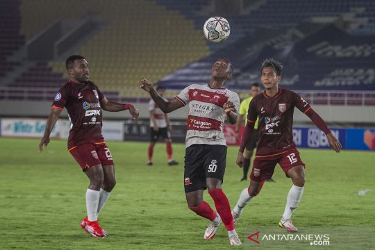 Madura United imbang 2-2 lawan Borneo FC