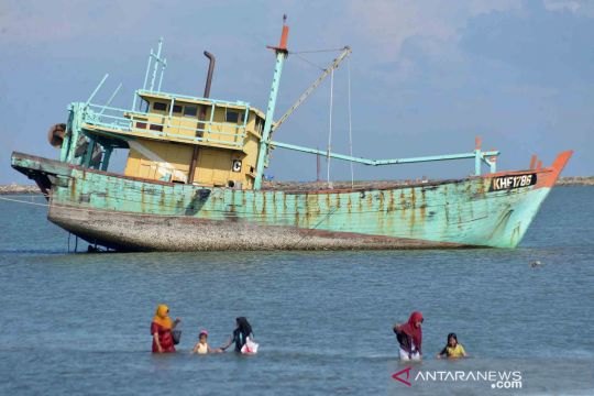 Penangkapan kapal ikan ilegal sepanjang tahun 2021