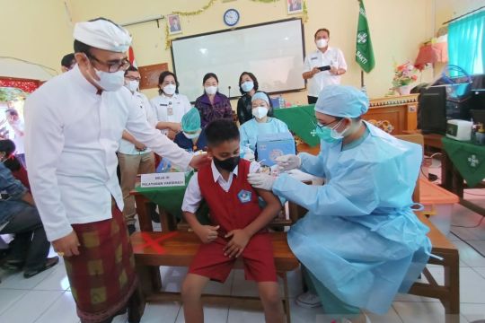 Pemkot Denpasar mulai laksanakan vaksin anak usia 6-11 tahun