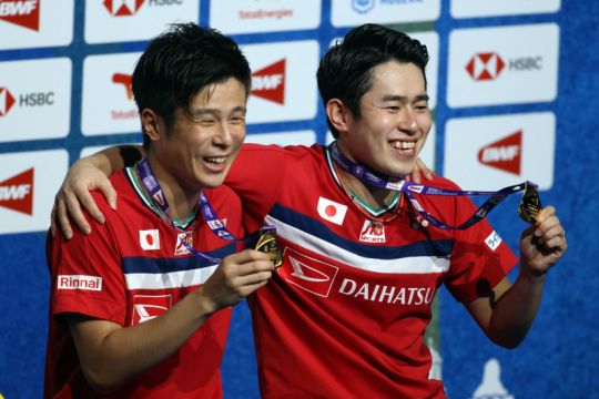 Hoki/Kobayashi ganda putra Jepang pertama juarai Kejuaraan Dunia BWF