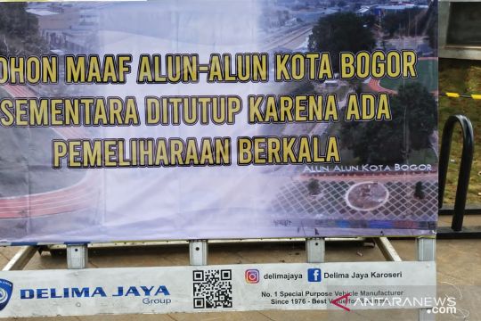 Pemkot tutup sementara Alun-alun Kota Bogor