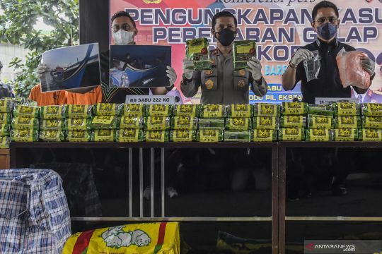 Polri gagalkan peredaran narkoba jaringan Indonesia-Malaysia