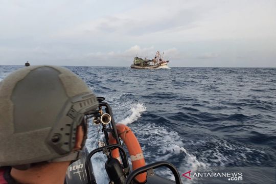 Bakamla tangkap kapal ikan berbendera Vietnam di Laut Natuna Utara