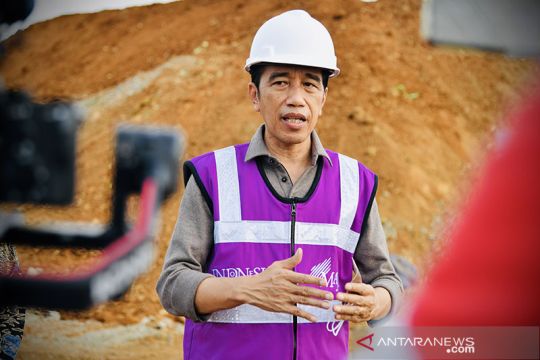 Presiden Jokowi resmikan pabrik pemurnian nikel di Konawe Sultra
