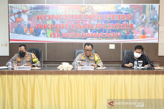 Polisi: Kriminalitas di Banda Aceh turun menjadi 1.121 kasus pada 2021