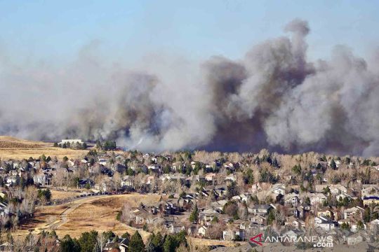 Kebakaran hutan di Colorado menjalar ke wilayah permukiman penduduk