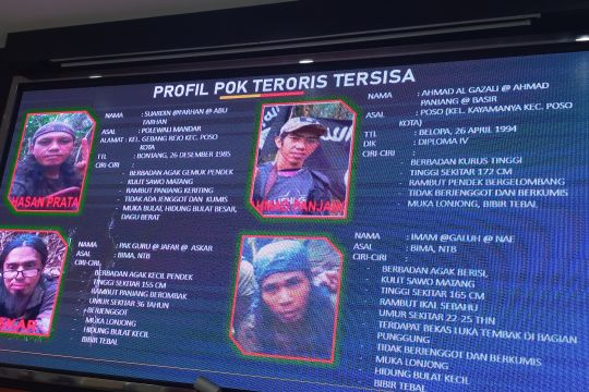 Lima DPO dan 11 kurir teroris di Sulteng ditangkap sepanjang 2021