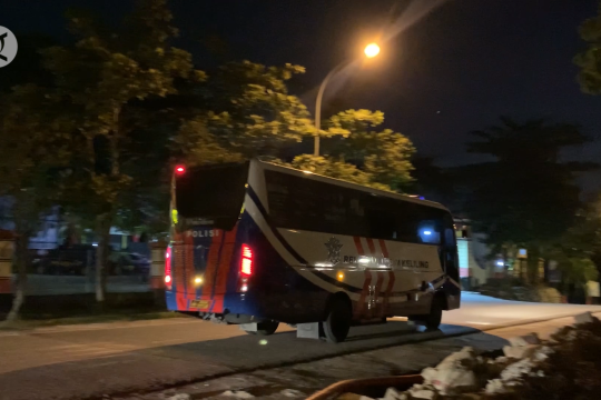 Densus 88 amankan 4 terduga teroris di Sagulung Batam