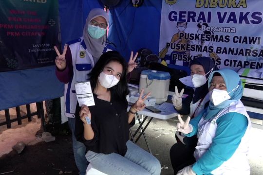 Polres Bogor sediakan gerai vaksin untuk masyarakat menuju Puncak